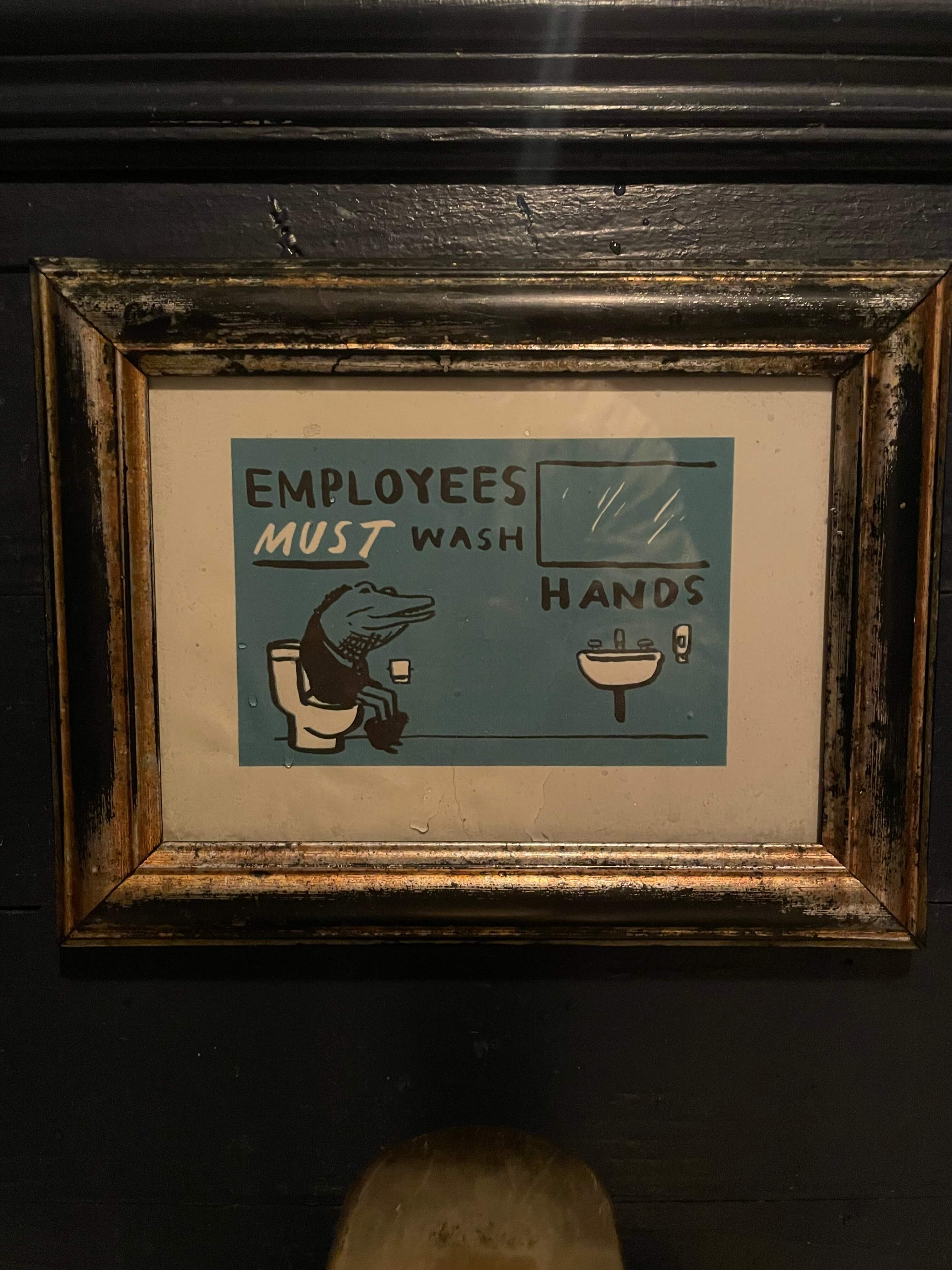 employees must wash hands before returning to work