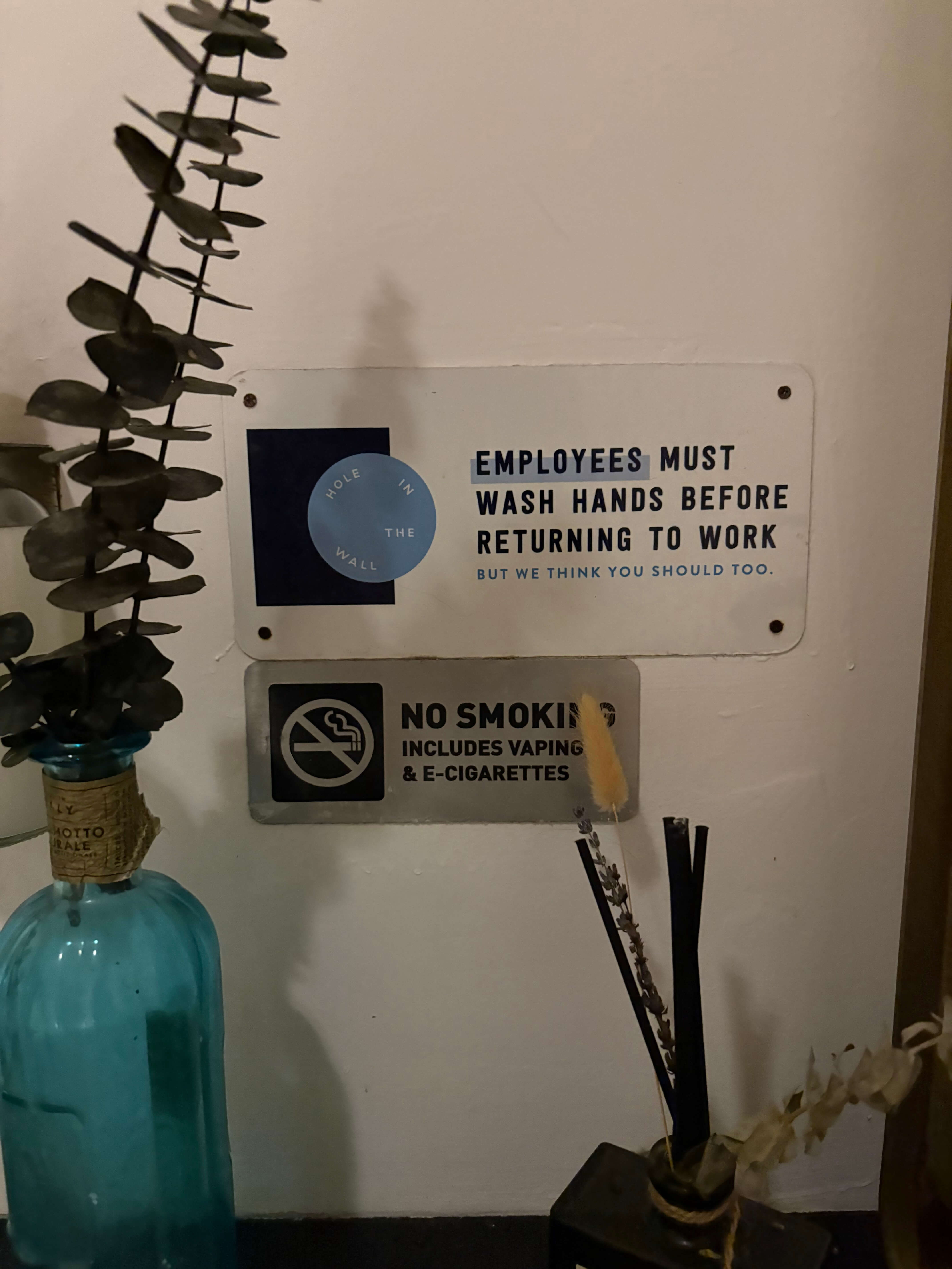 employees must wash hands before returning to work