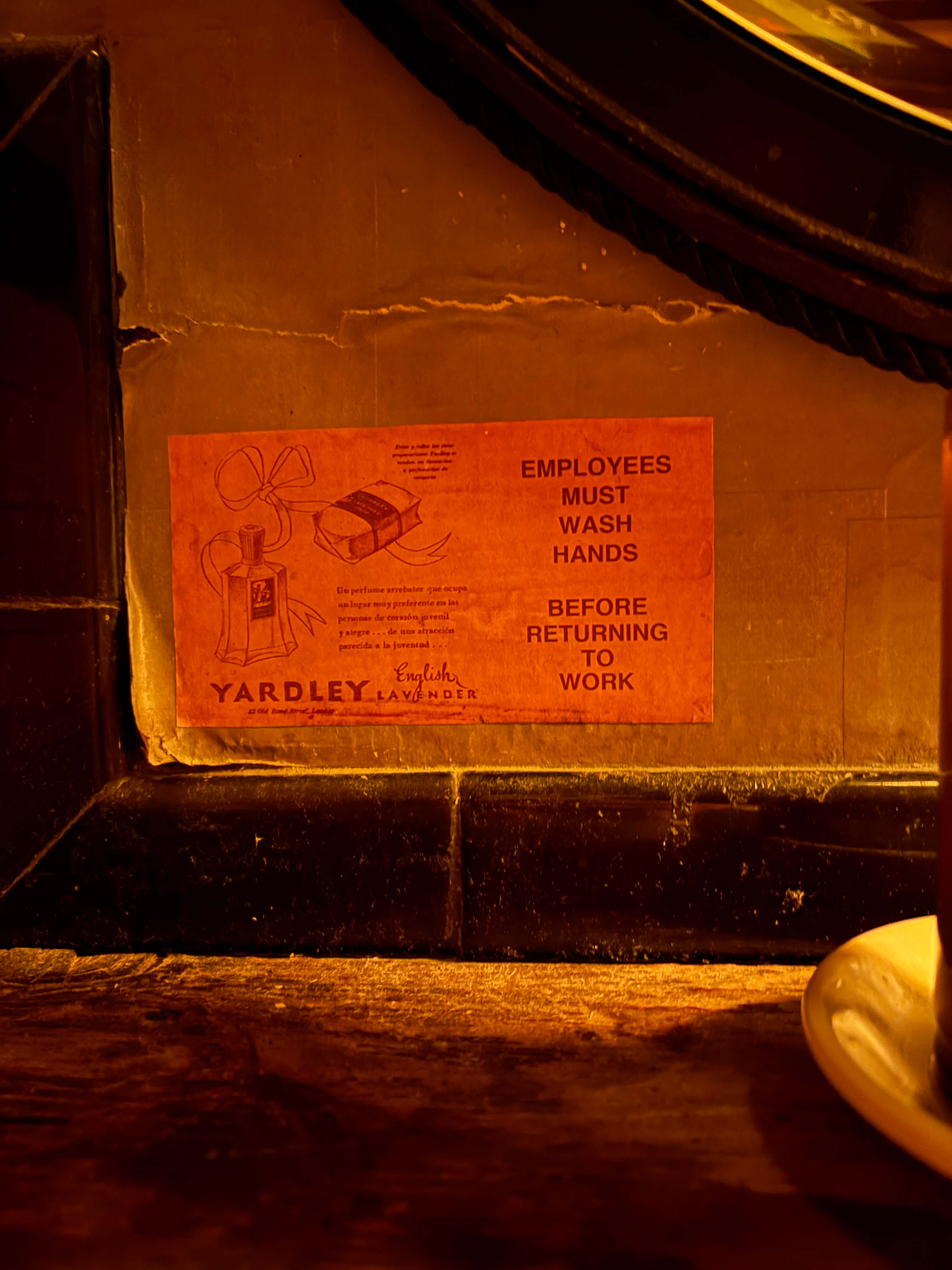 employees must wash hands before returning to work