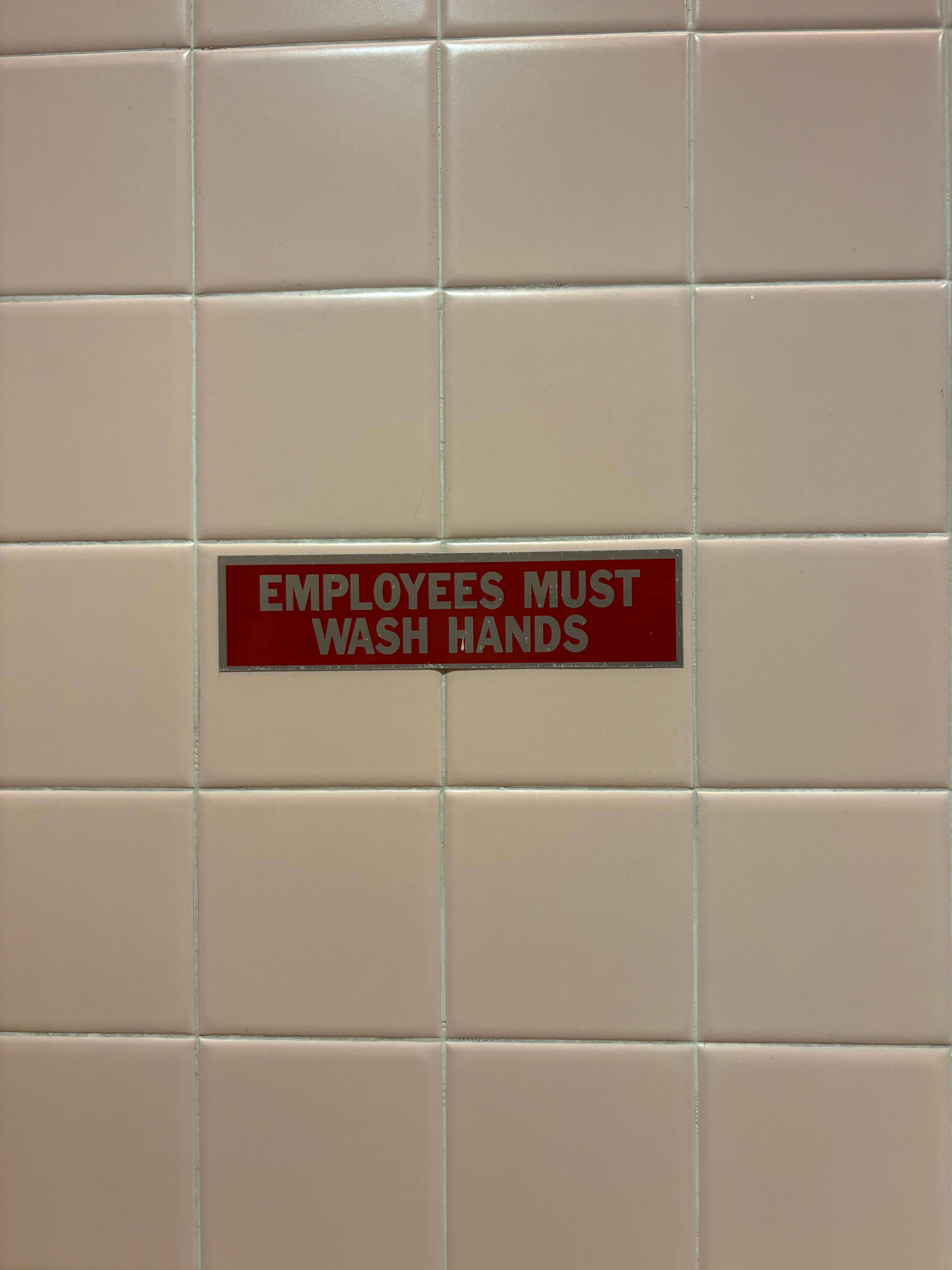 employees must wash hands before returning to work